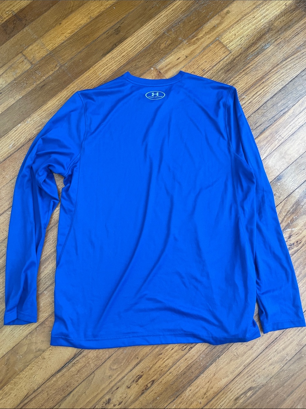 Under Armour Men's Long Sleeve Performance Tee - Royal Blue - Picture 3 of 3